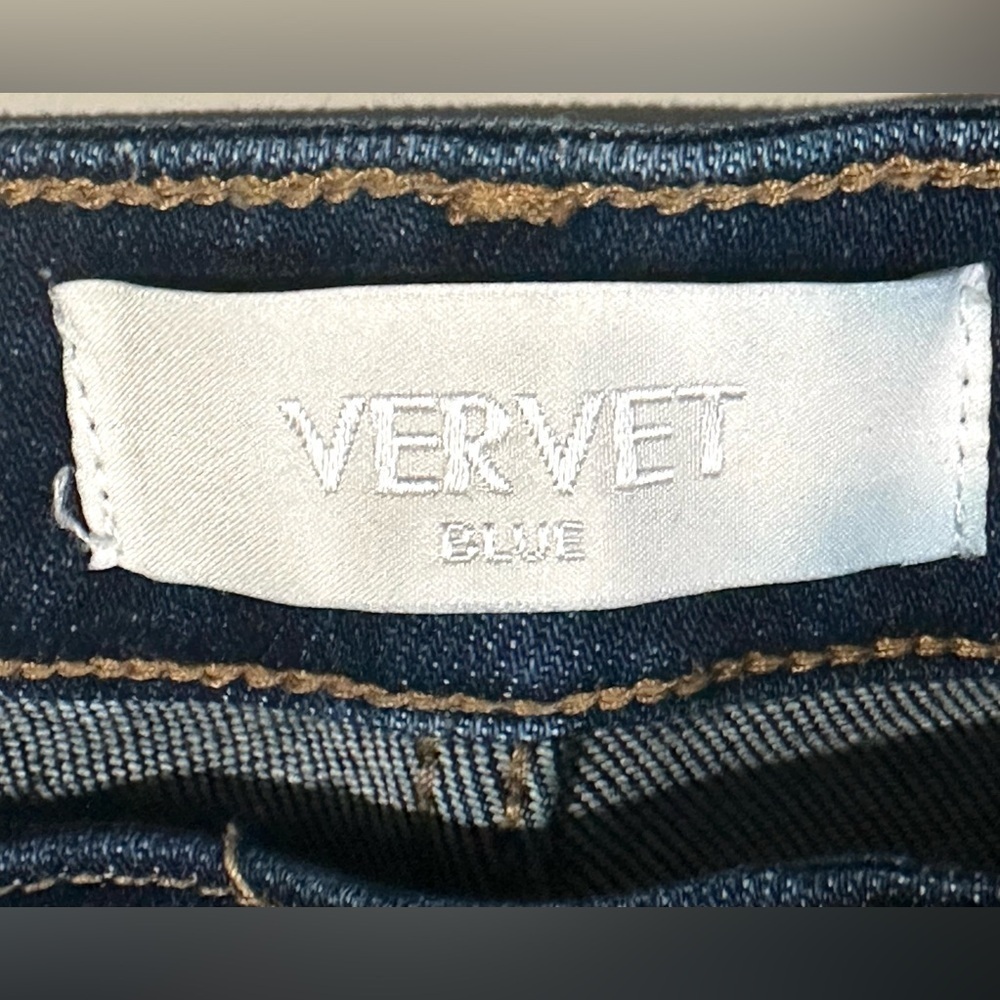 Vervet Women's Blue Jeans, Size 30, High-Rise, Skinny Fit, Stretch Distressed - Picture 11 of 13